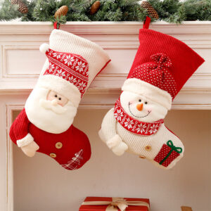 Christmas Decorations Lamp Knitted Socks