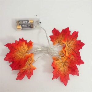 Halloween Decor String Lights  Maple Leaf